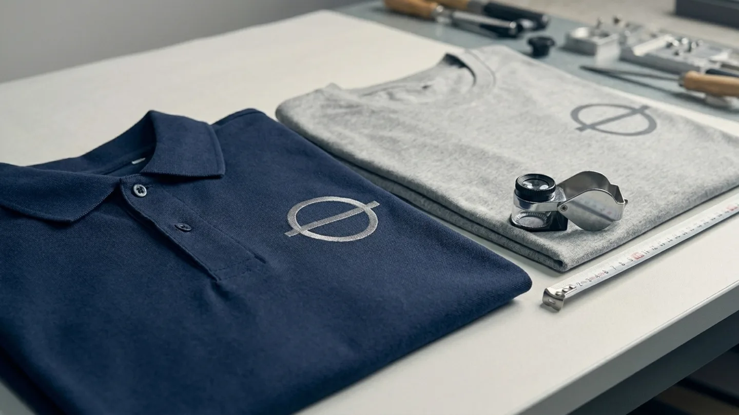 Qualitätskontrolle bei der Textilveredelung — Prüfung von Druckkante und Passgenauigkeit bei Siluri Clothing Regensburg