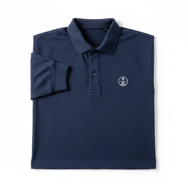 Poloshirt mit gesticktem Firmenlogo