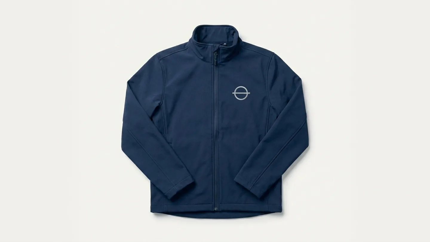 Jacke besticken lassen — Softshelljacke mit gesticktem Firmenlogo, Siluri Clothing Regensburg